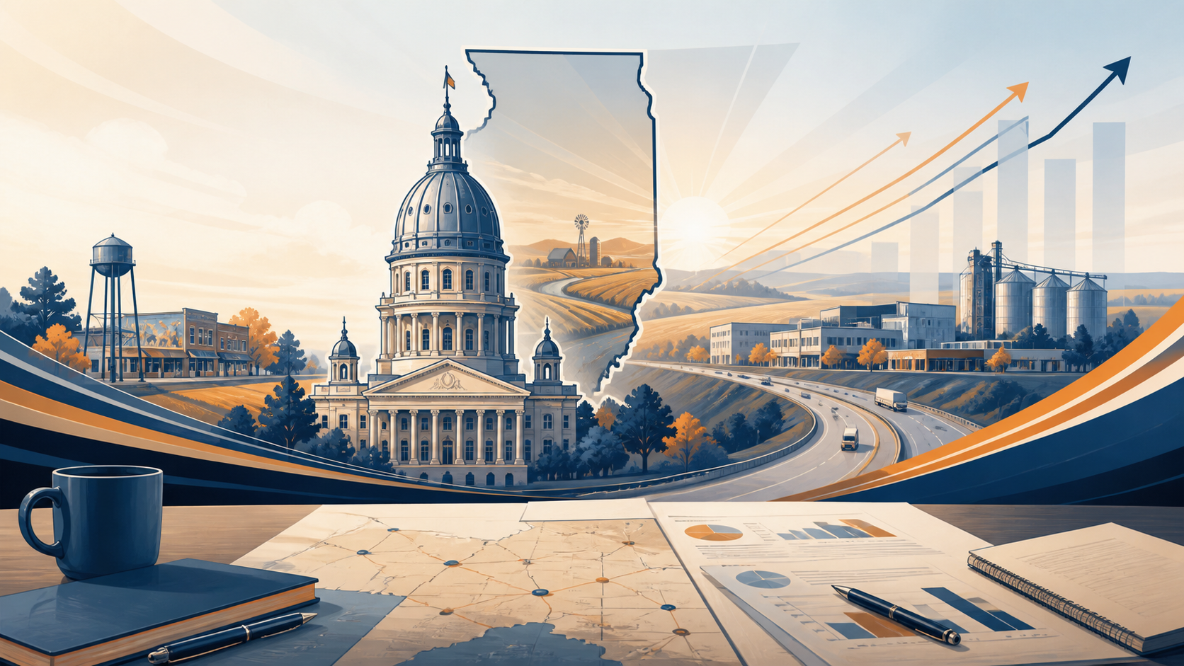 Illinois state and local partnership supporting regional growth